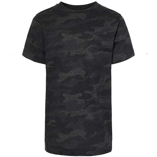 LAT 6101 Youth Fine Jersey Camo Tee - Image 4